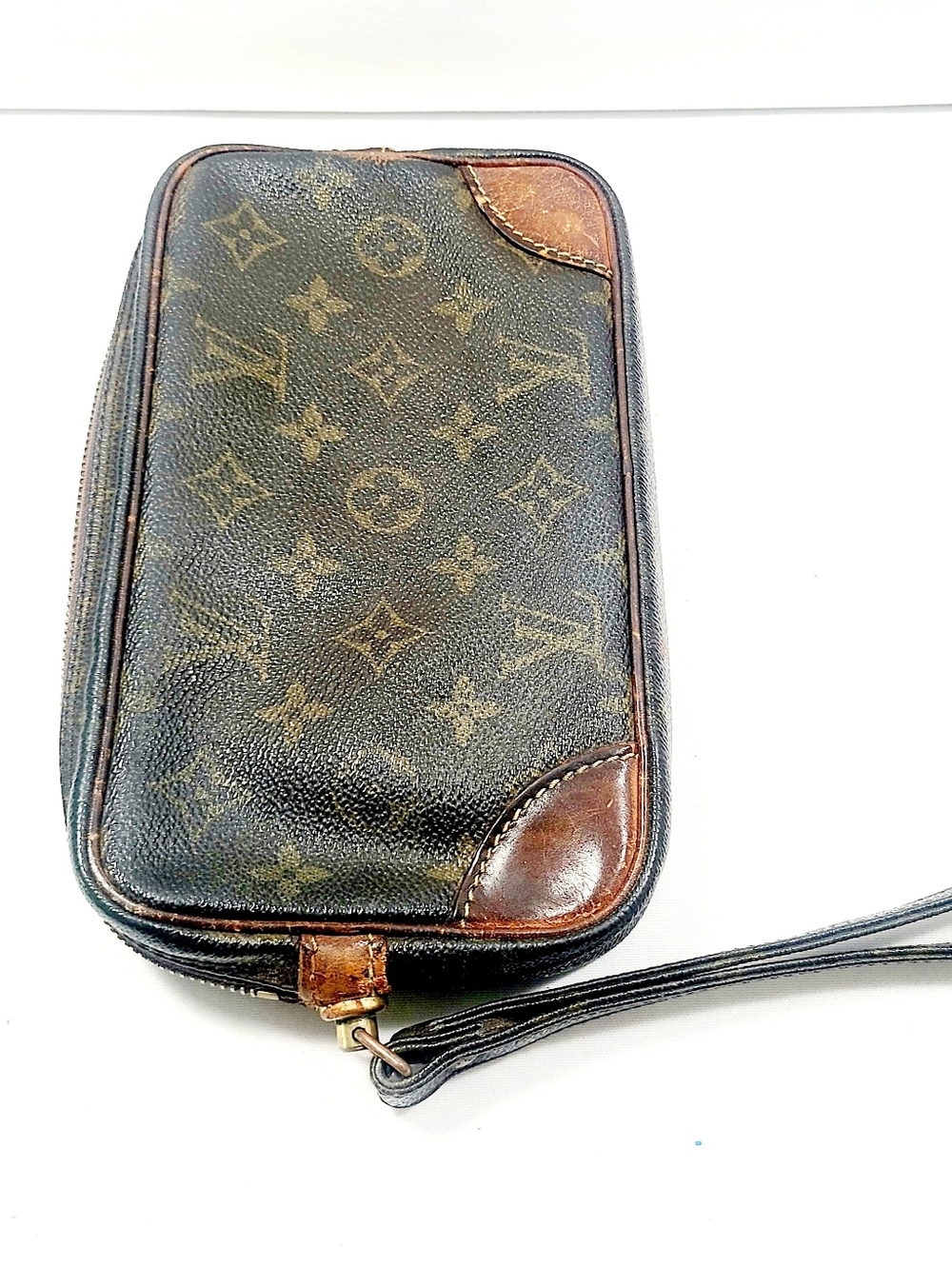 Vintage Louis Vuitton Leather Clutch Bag - Picture 8 of 8